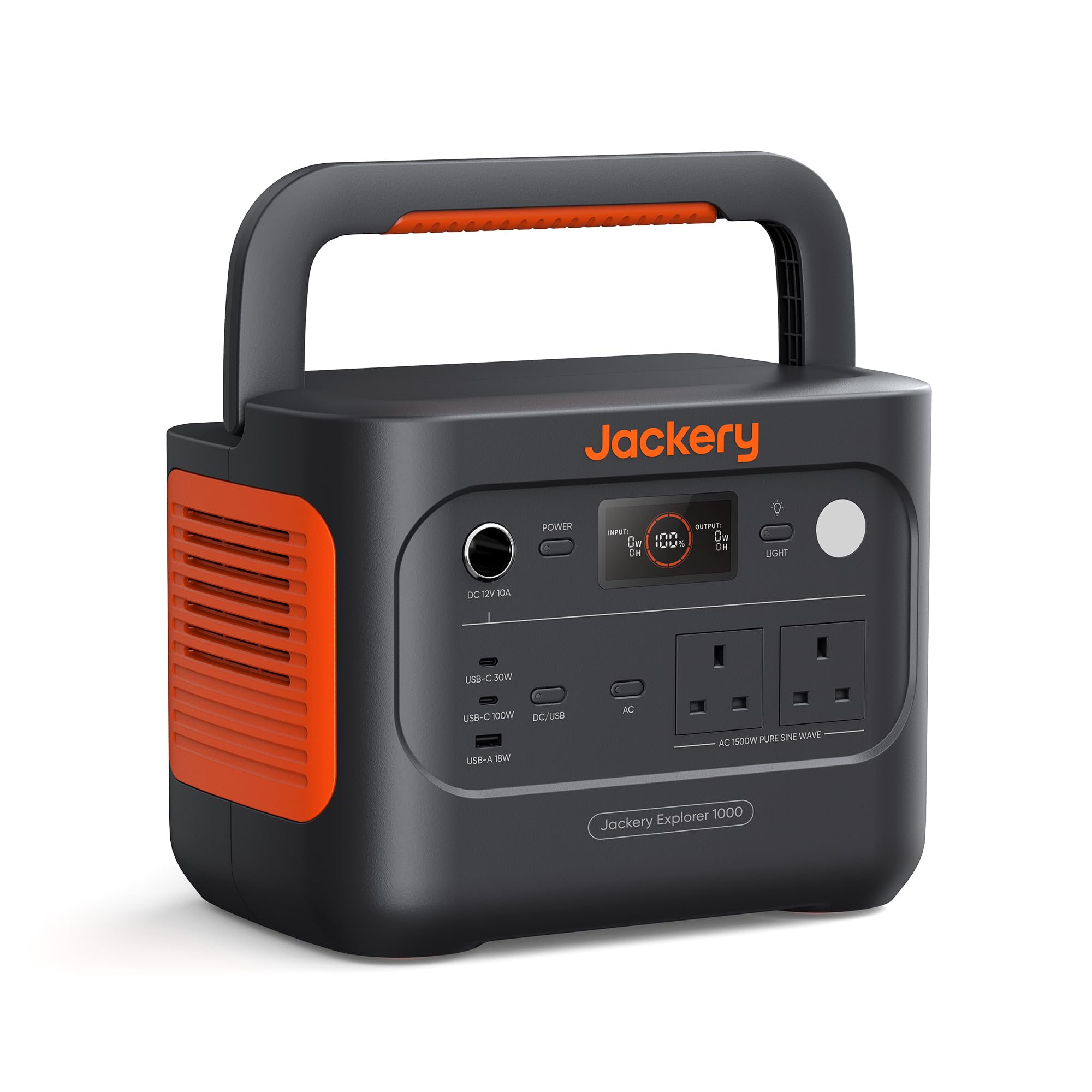 Jackery Explorer 1000 v2, 1500W 1070Wh LiFePO4 Portable Power Station | Lightwei