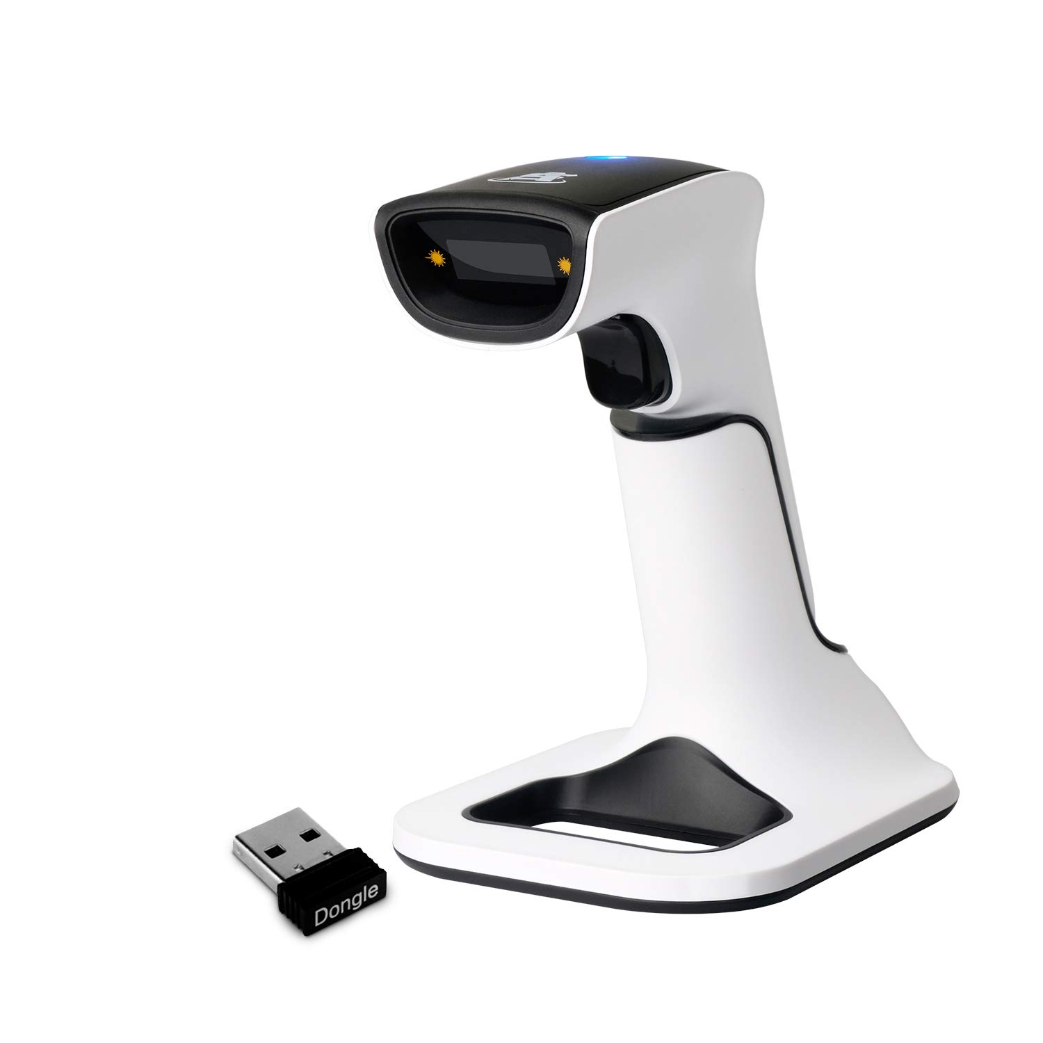 ScanAvenger Wireless Portable 1D&2D with Stand Bluetooth Barcode Scanner: 3-in-1