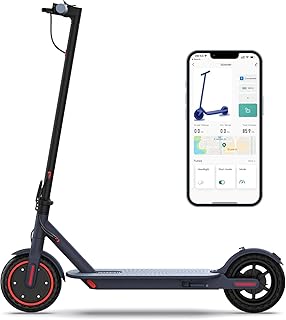 MAXSHOT Electric Scooter, 19/22Mph, 350W/500W Motor, 21-28 Miles Range | 8.5/10/14" Tires, Folding E-Scooter with Dual Suspension,APP Contro