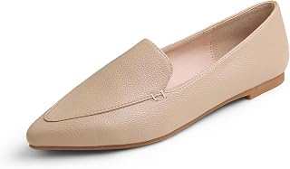 Feversole Women's Round Toe Cute Bow Trim Ballet Flats, Decorated Round Toe Ballerinas with Bow for Pretty Women