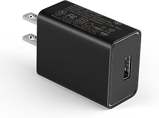 Charger for Kindle Paperwhite, Oasis, Fire HD 10, Power Adapter, Black | For Fire Max 11, Scribe - Replacement USB Charger Plug Block