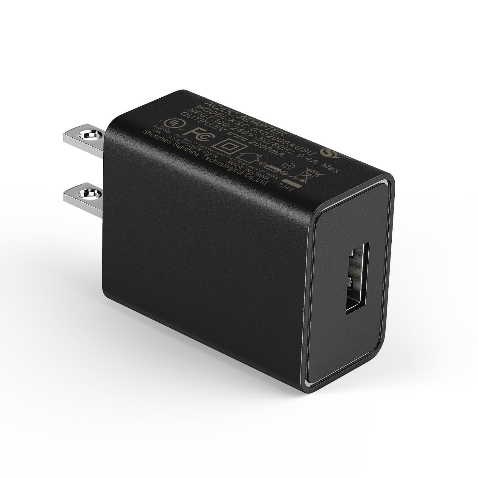 Charger for Kindle Paperwhite, Oasis, Fire HD 10, Power Adapter, Black | For Fir