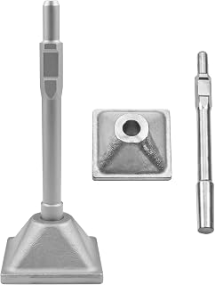 6"x6" Jack Hammer Compactor 30mm Shank Tamper, Hex Chisel Tool Tamper Shank | Jack Hammer Ground Tamper, Electric Demolition Concrete Breaker for Soil, Gravel, Asphalt & Trench Backfill
