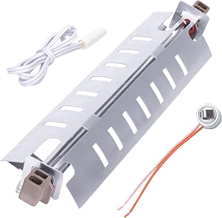 WR51X10055 Refrigerator Defrost Heater Kit,WR55X10025 Temperature Sensor,WR50X10068 Defrost Thermostat Replacement for General Electric Hotpoint Refrigerators Replaces WR51X10030