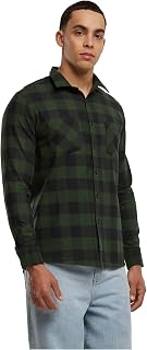 Urban Classics Men's Checked Flannel Casual Shirt, Regular Fit