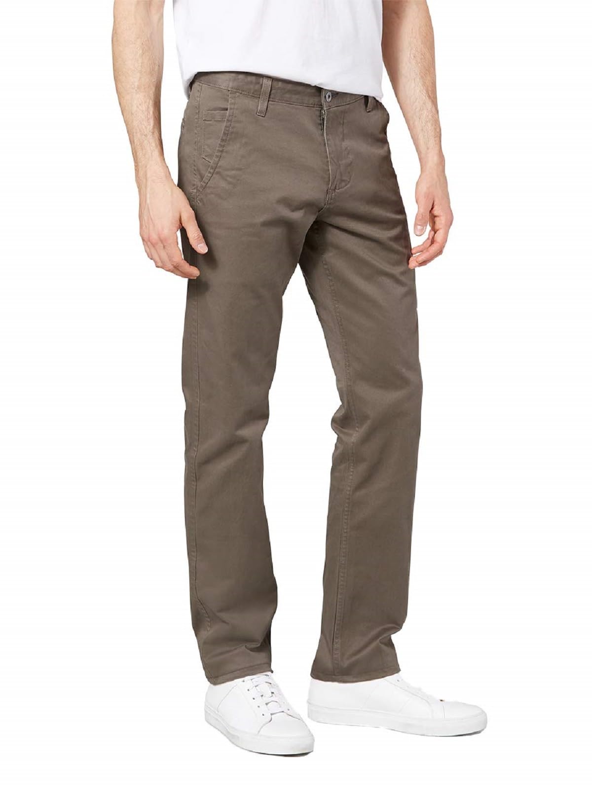 Dockers Men's Alpha Original Khaki Slim Trousers