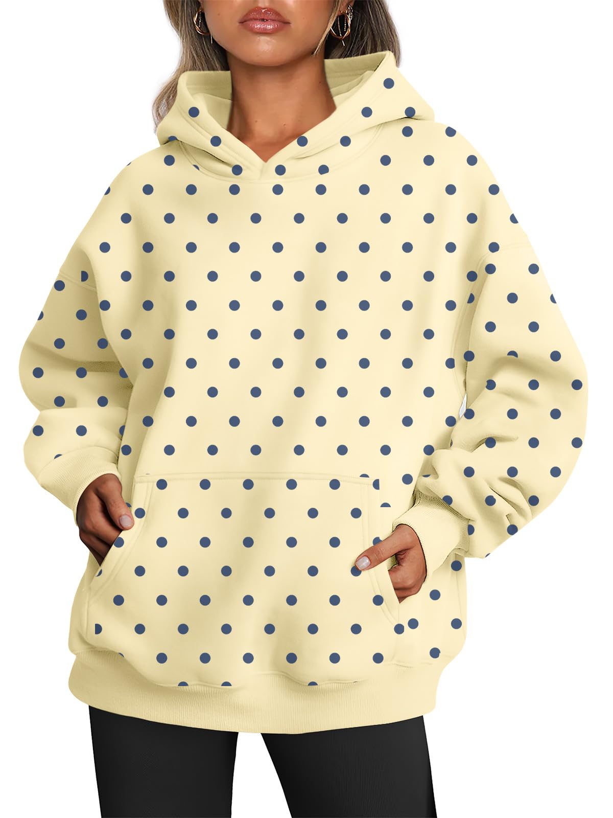 Trendy Queen Women Oversized Hoodie Fleece Sweatshirt Autumn Fashion Pullover Sw