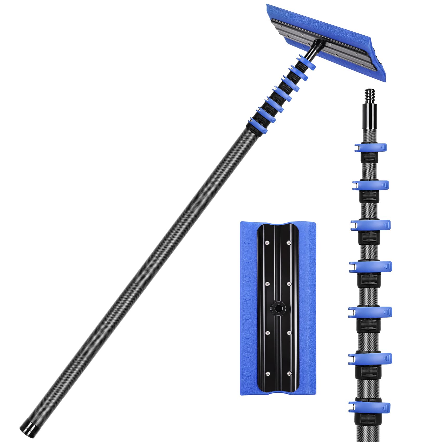 DOBEN Carbon Fiber Snow Roof Rake 30FT Extendable Roofs Solar Panels Cars | carb