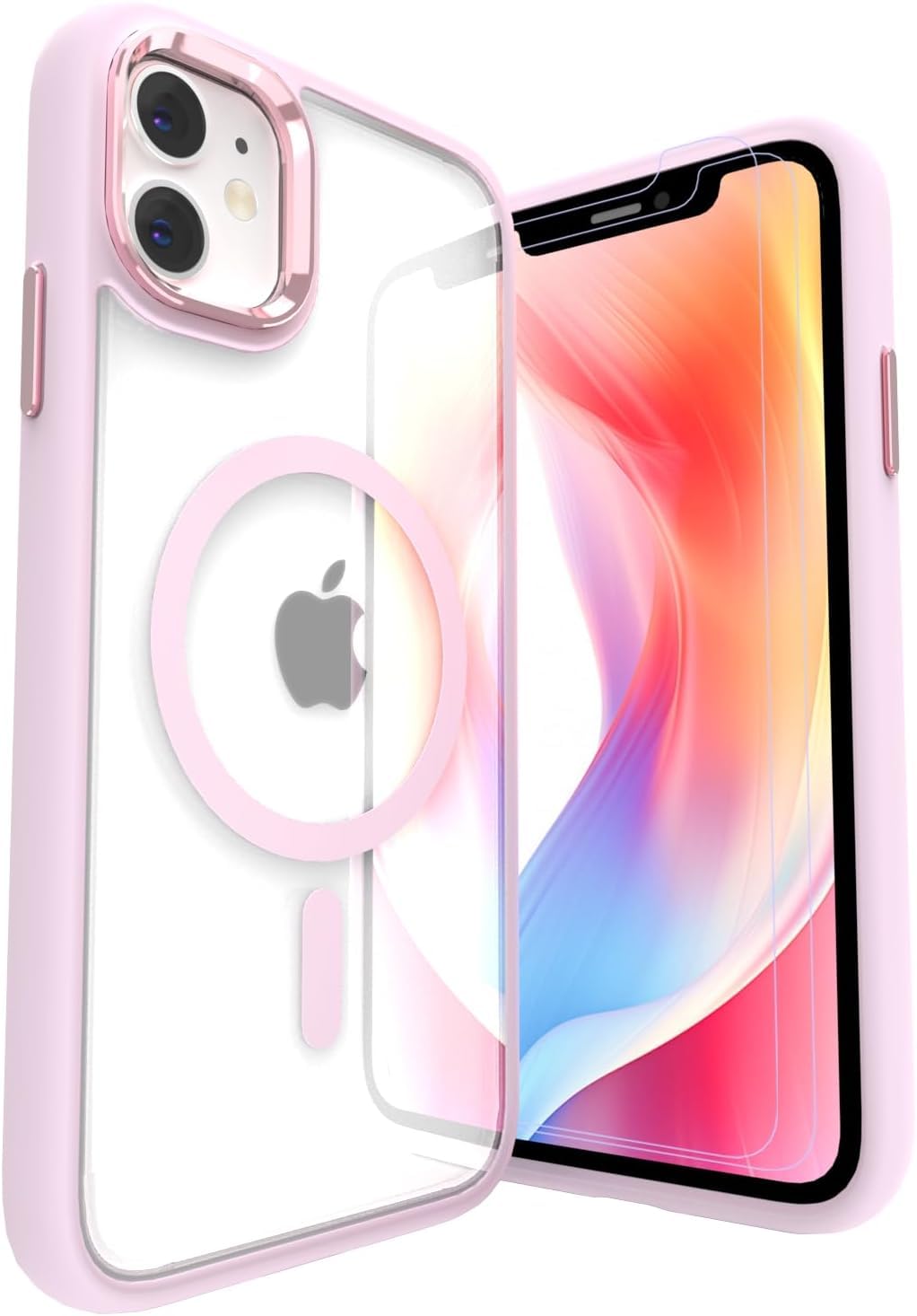 iPhone 11 Case / iPhone XR Case, [Anti-Yellow] Clear Magnetic Case with TPU Bump