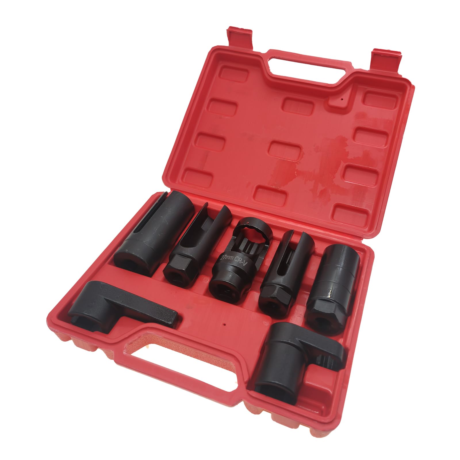 7 Pcs Oxygen Sensor Socket 22mm (7/8 in), 27mm, 29mm fits All Vehicle O2 Removal