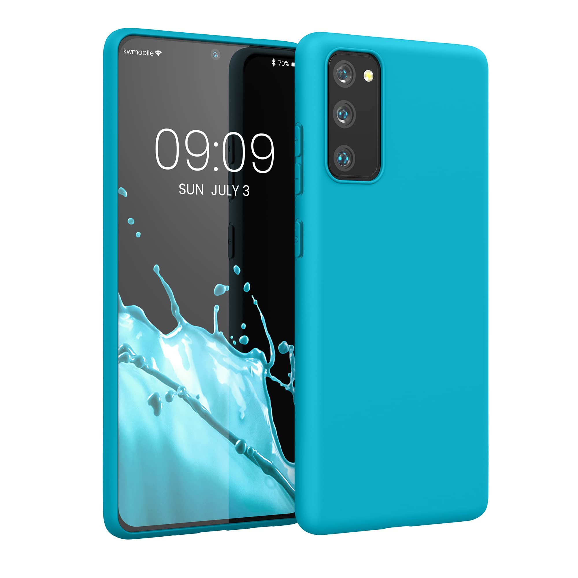 kwmobile Case for Samsung Galaxy S20 FE TPU Case - Mobile Phone Case Supports Wi