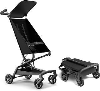 Mompush Jeto Ultra-Lightweight Travel Stroller Only 9.8lbs | Compact baby &amp; toddler stroller, one-hand fold, airplane cabin approved, all-terrain wheels, perfect for travel &amp; daily use