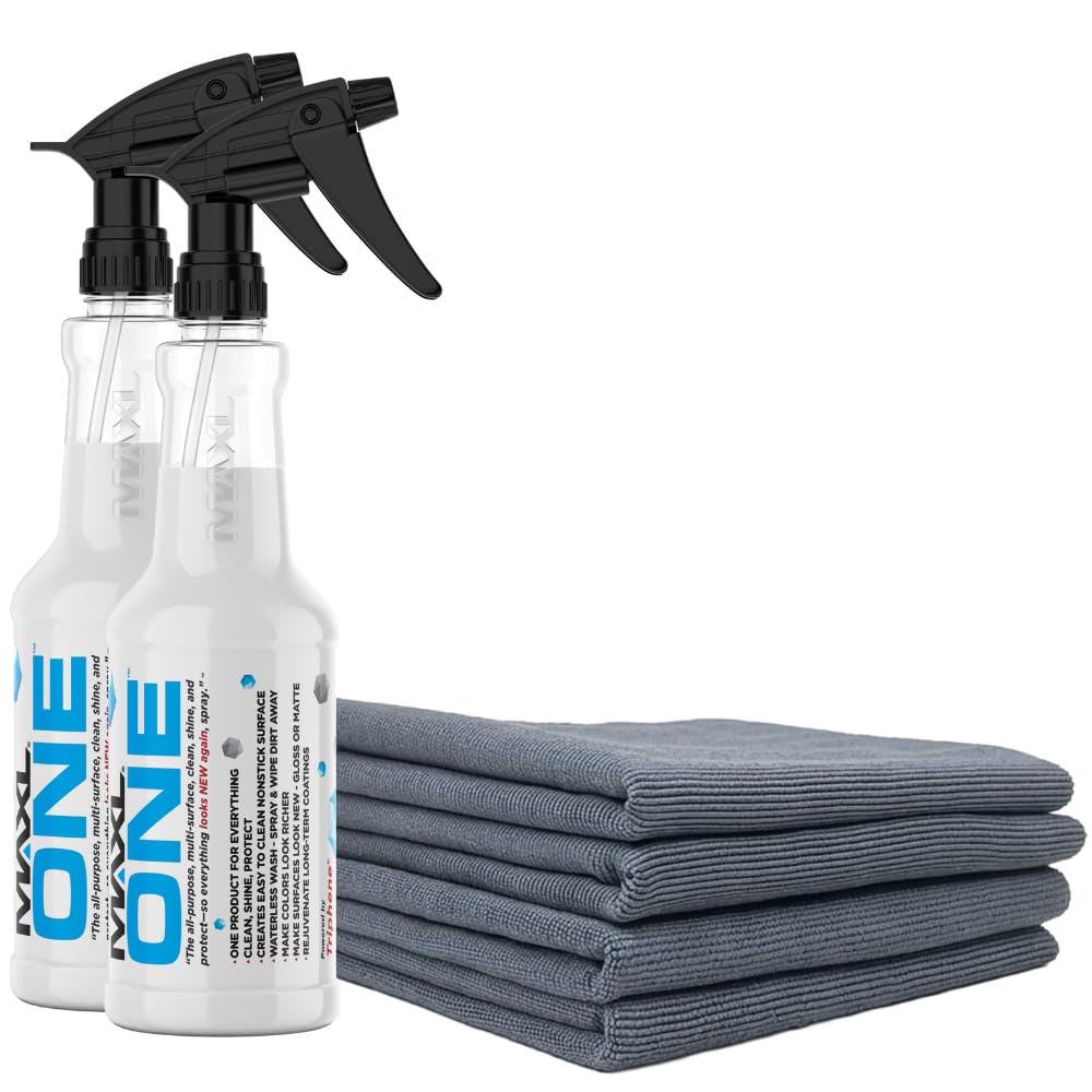 MAXL MAXLONE™ Car Spray with Triphene® All Purpose Waterless Detailer 2 Kit | Qu