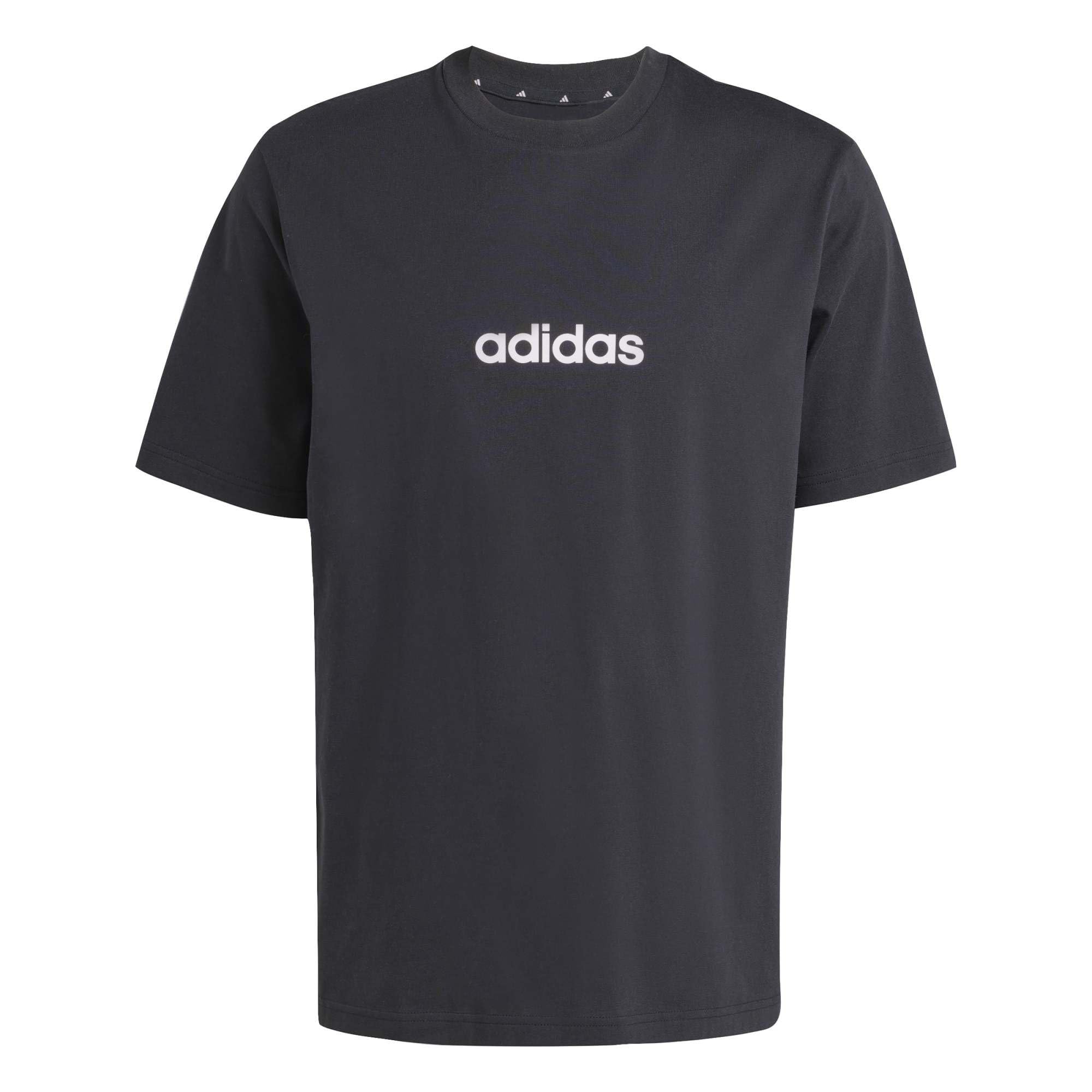 adidas Men's Essentials Linear Single Jersey Tee