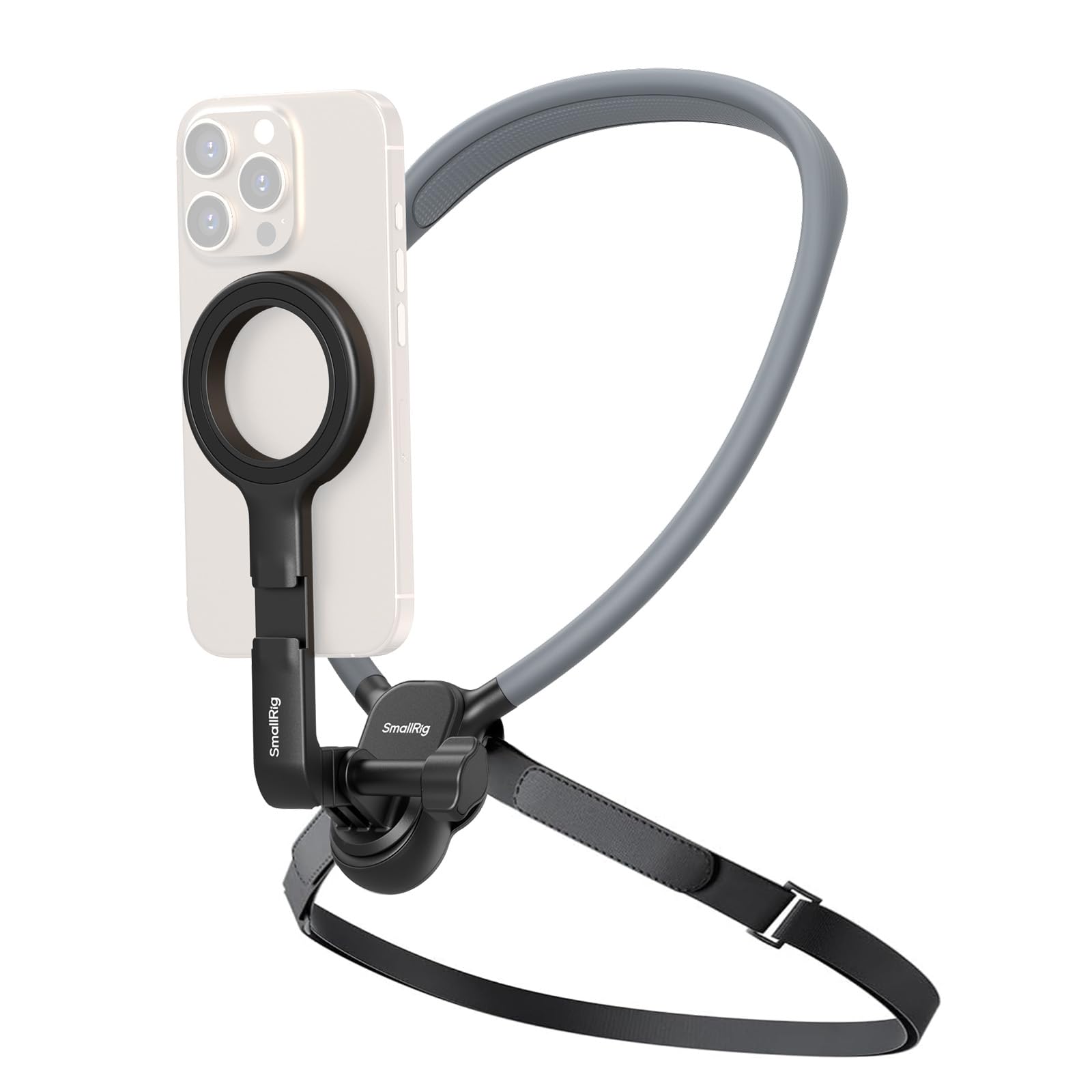 SMALLRIG Magnetic Phone Holder Action Camera Neck Mount with Chest Strap | for P