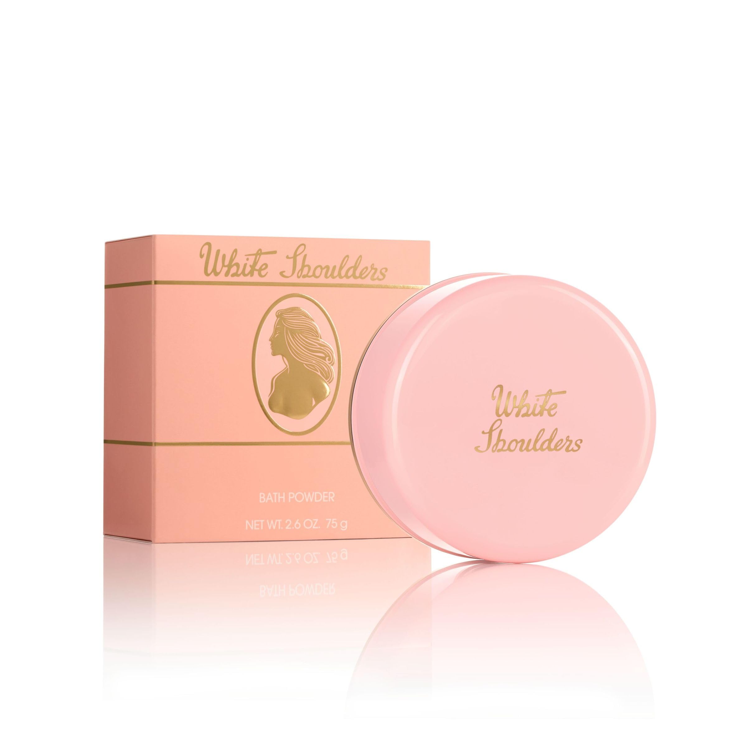 Evyan White Shoulders Perfume Bath Powder for Women, 2.6 oz | Women's flora