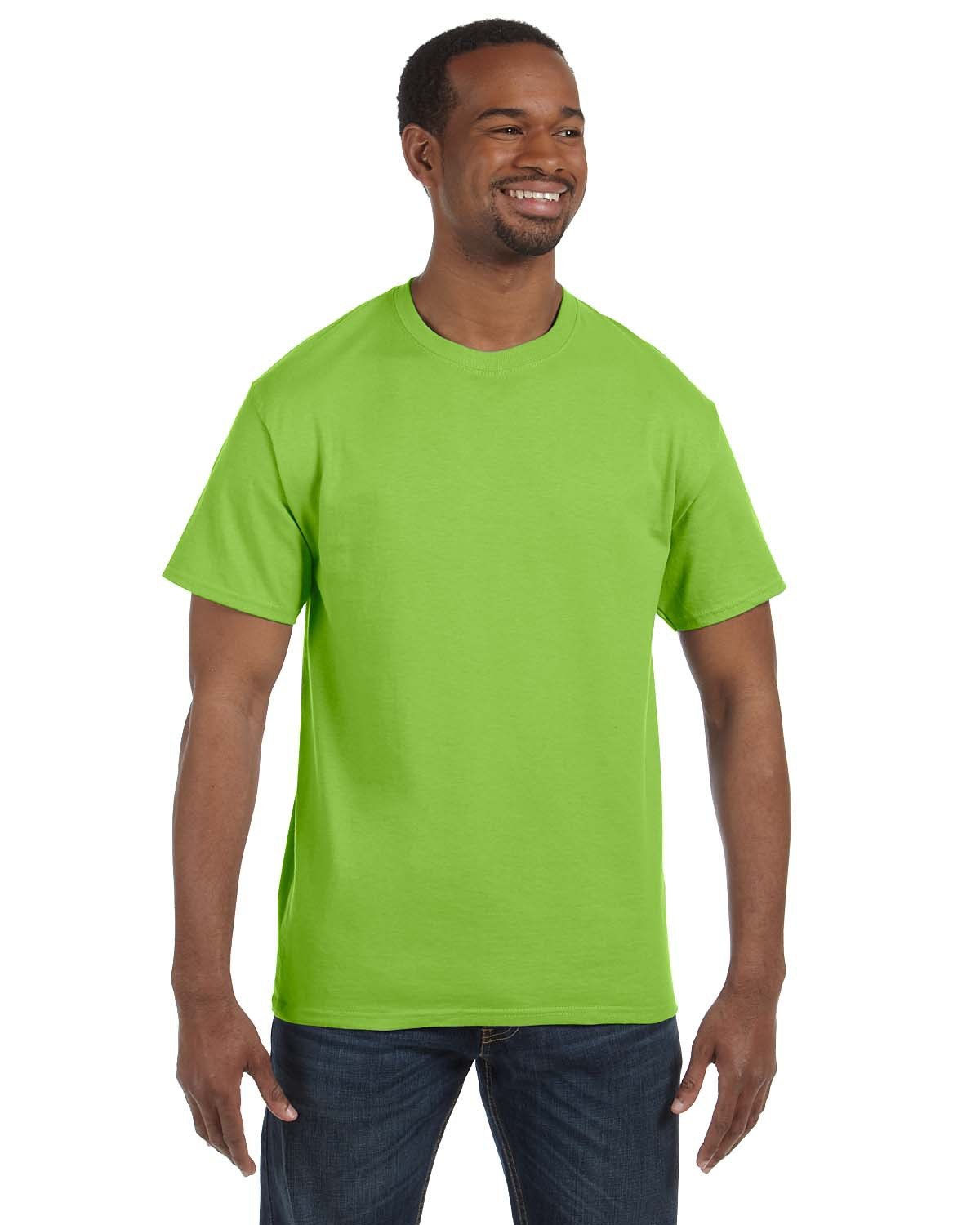 Hanes Men's 61oz Tagless T-Shirt - White - 5XL - (Style# 5250T - Original Label)