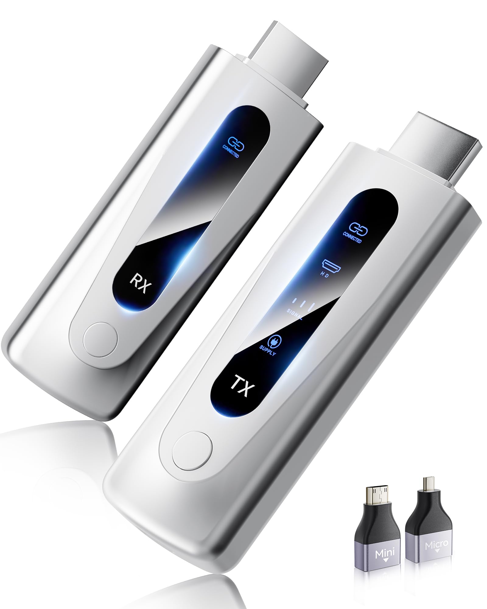 Wireless HDMI Transmitter and Receiver 400FT/120M Extender Ultra HD Decode | 4K 