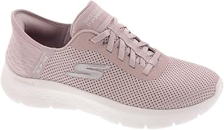 Skechers GO WALK Flex-Grand Entrance Women's Slip-On Shoes with Hands Free Slip-ins Technology, 36.5 EU, Mauve / White, 36.5 EU