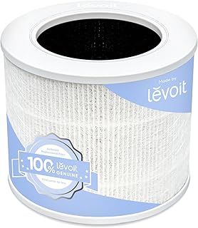 Levoit Core Mini-P Air Purifier Replacement Filter,Genuine Air Filter | AHAM VERIFIDE,Supports HEPA Sleep Mode, Activated Carbon, Removes Smoke, Odors, Allergens, Dust,Pet Hair, Core Mini-RF,1 Pack