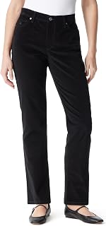 Gloria Vanderbilt Amanda Corduroy Slim High Rise Pant Standard Women's Trousers