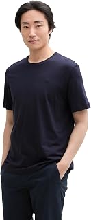 Tom Tailor Herren 1045833 Basic T-Shirt (1er Pack)