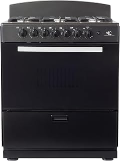 Magnificent Chef 30" Freestanding Gas Range, 4.0 Cu Ft Space Saver Oven, Black | 3 Ultra-Fast & 3 Fast Burners, Cast Iron Grates, LP/NG Ready MGR30DNM56BDIB | Delivery Included & 2-Year Warranty