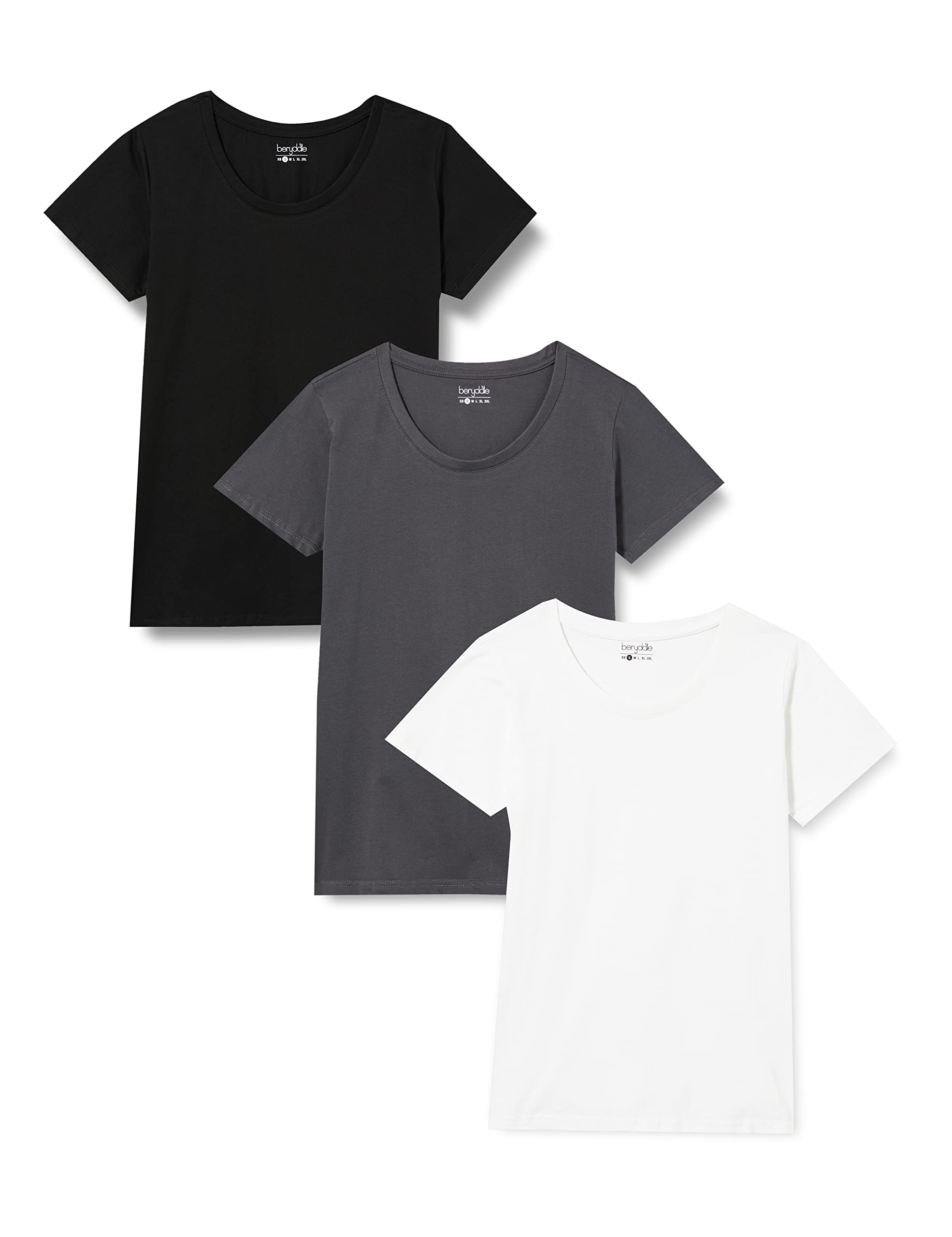 berydale Bd157 Women's T-Shirt (Pack of 3)