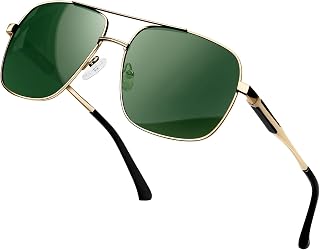 KANASTAL Lunettes de Soleil Homme et Femme Rectangle