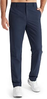 Libin Mens Golf Pants Stretch 30in/32in/34in Quick Dry Lightweight Casual Comfortable Pockets