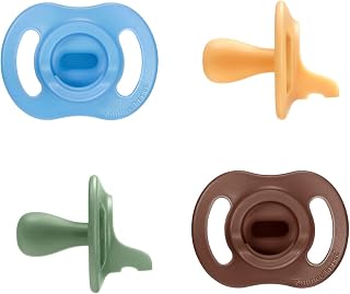 Tommee Tippee Ultra-Light StayPut Dummy 18-36m Silicone Pack of 4 | Lightweight One-Piece Design