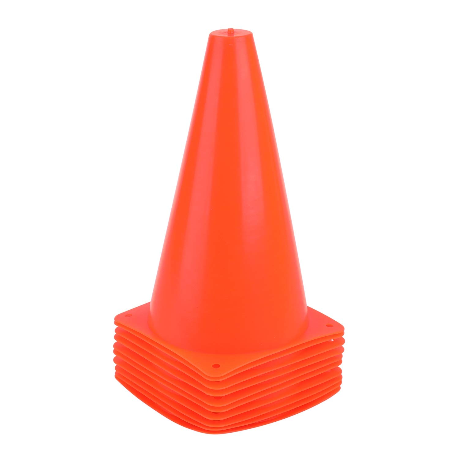 9 Inch Plastic Training Traffic Cones, Sport Cones, Agility Field Marker Cones f