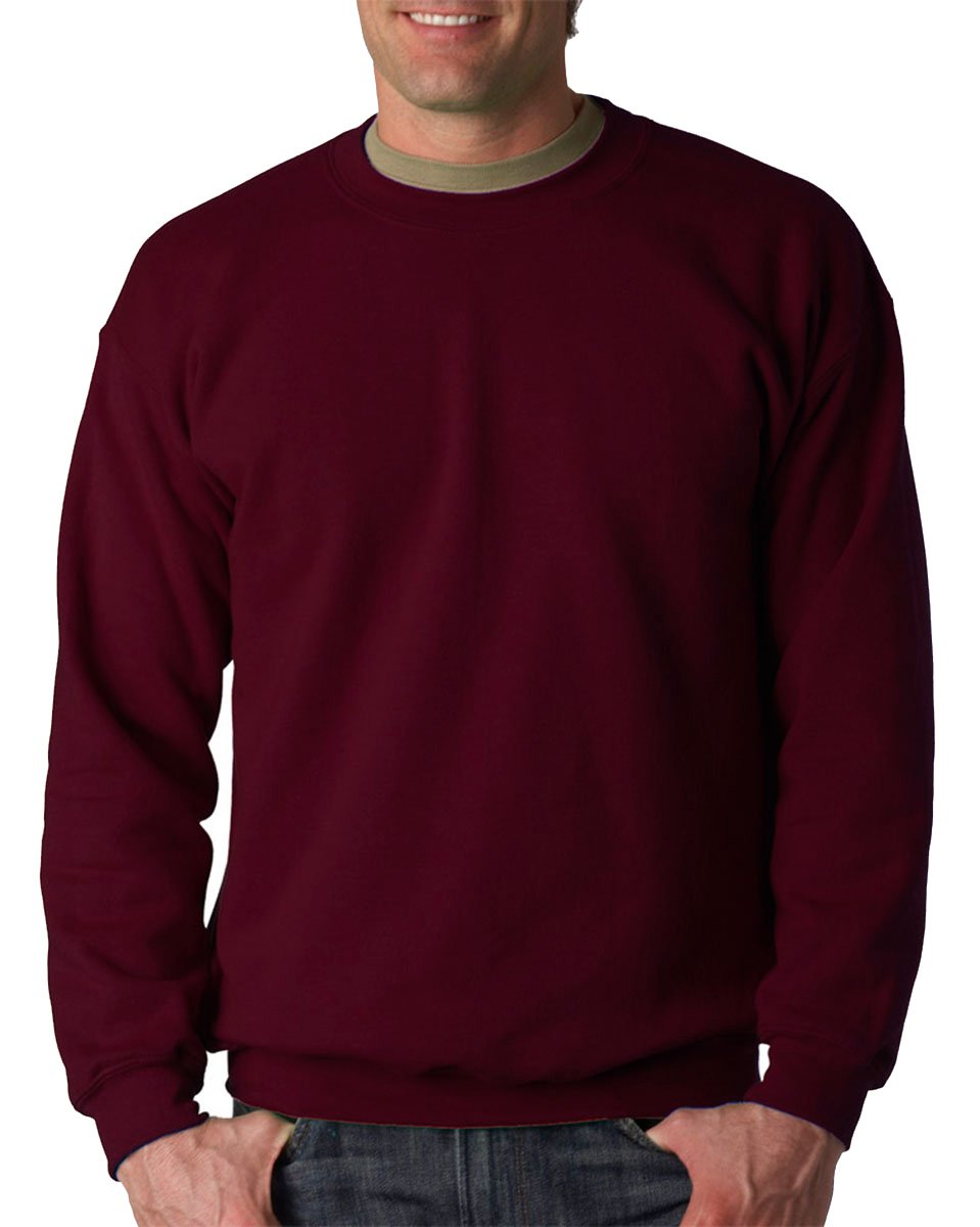 Gildan Men's Fleece Crew Neck Sweatshirt Tracksuit Top