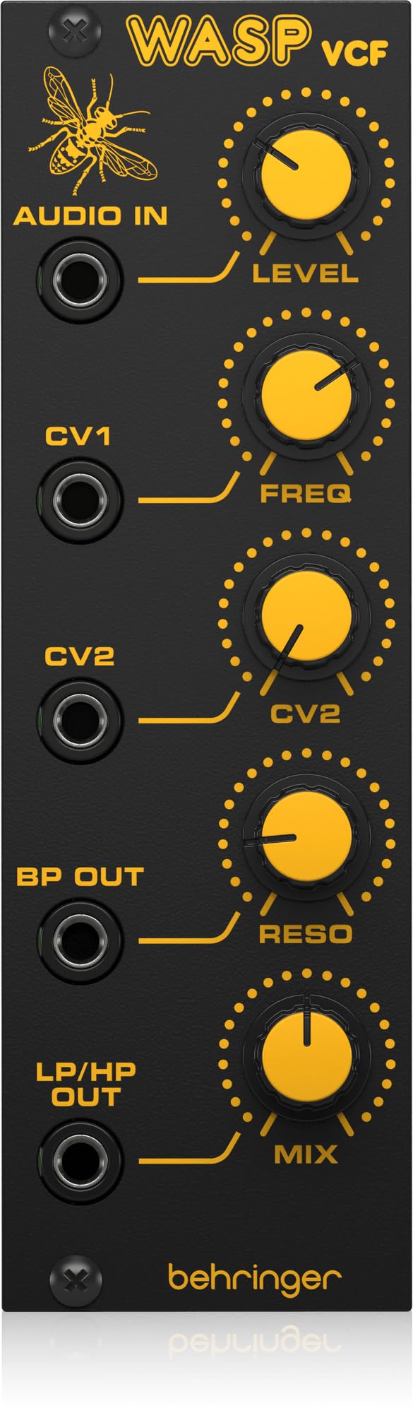 Behringer WASP VCF Eurorack Multi-Mode Filter Module, Legendary Analog "Wasp Del