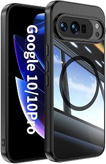 Magnetic Case with Clear Back for Google Pixel 10/10 Pro, Fit for MagSafe