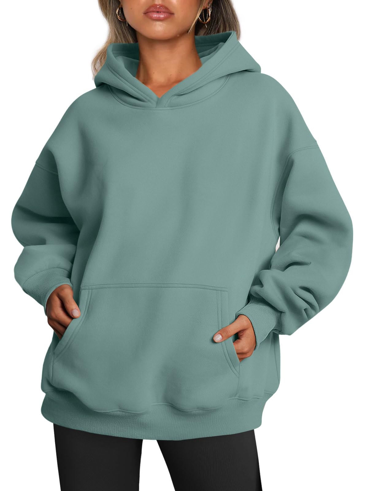 Trendy Queen Women Oversized Hoodie Fleece Sweatshirt Autumn Fashion Pullover Sw