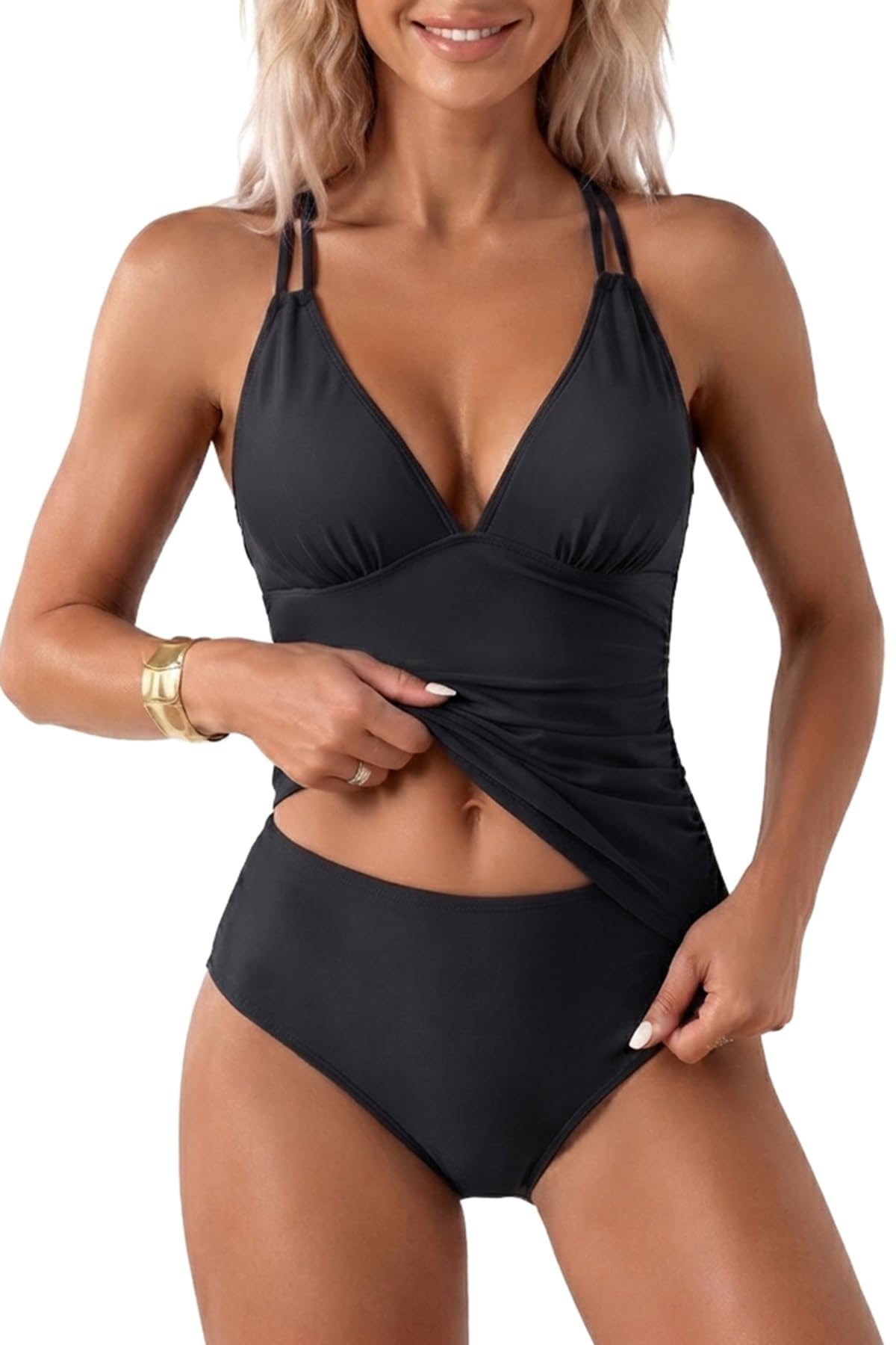 Yonique Women's Push-Up Two Piece Swimsuit