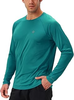 NAVISKIN Men's Rash Guard Shirts Swim Shirts UPF 50+ UV Sun Protection Long Sleeve Shirts Lightweight Quick Dry