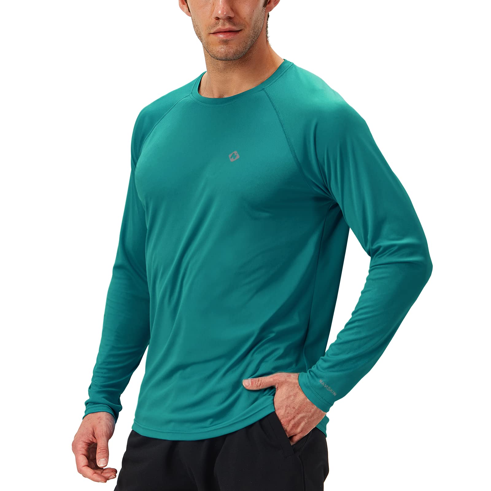 NAVISKIN Men's Rash Guard Shirts Swim Shirts UPF 50+ UV Sun Protection Long Slee