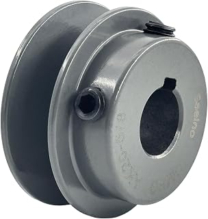Saelno AK20-5/8 Sheaves,v Belt Pulley 5/8 inch bore 2" OD,Motor Pulley Cast Iron for A 3L 4L V-Belts,AK2058 Pulley