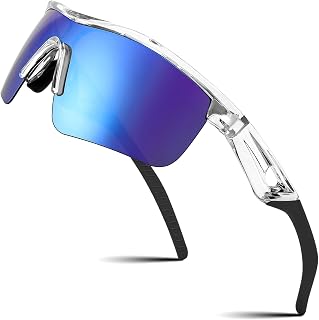 FEISEDY Kids Sunglasses Boys Girls Polarised Sports TR90 Lightweight Frame Cycling Childrens Sunglasses B2454