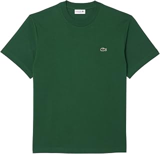 Lacoste Mens Short Sleeve Classic Fit Crew Neck Tee Shirt