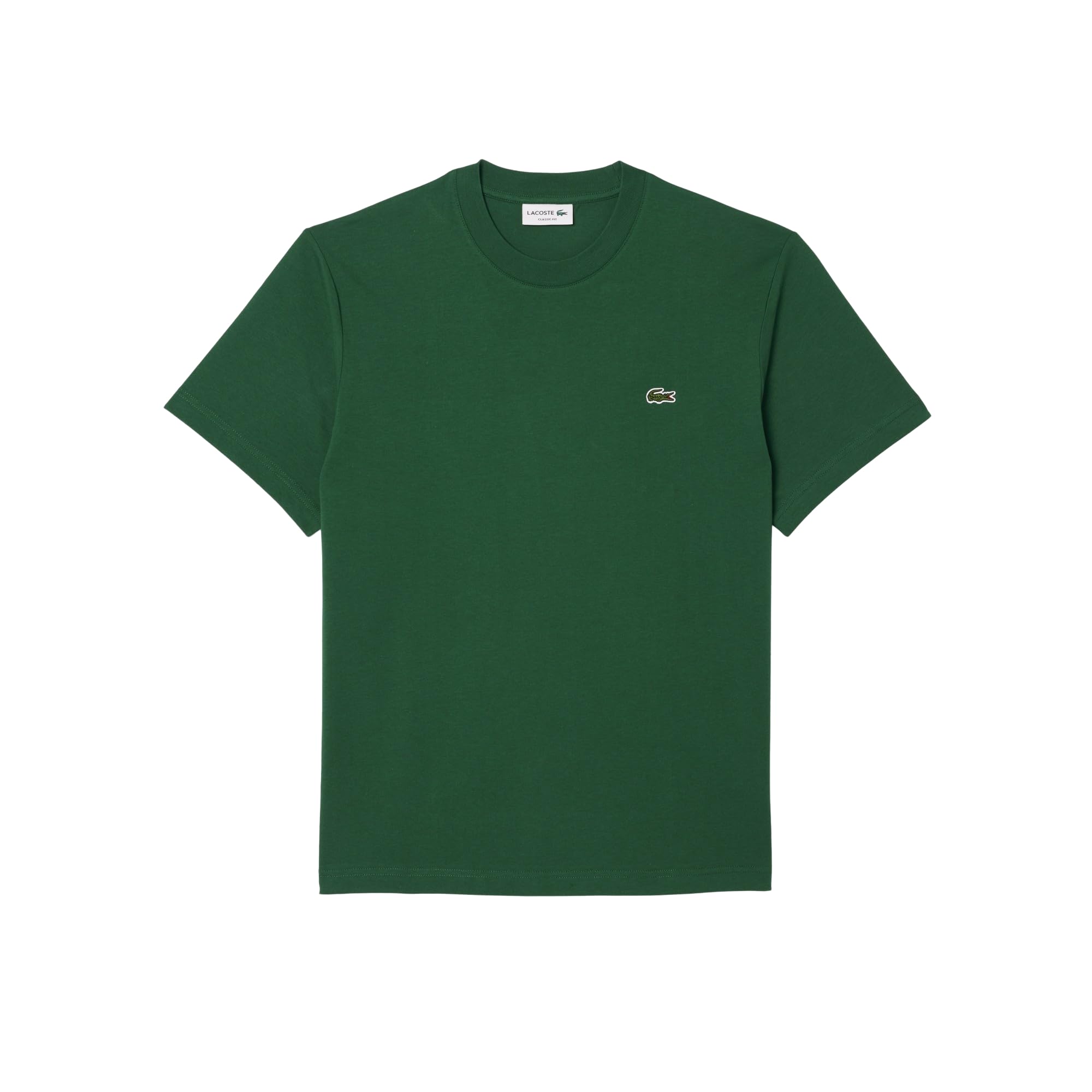 Lacoste Mens Short Sleeve Classic Fit Crew Neck Tee Shirt