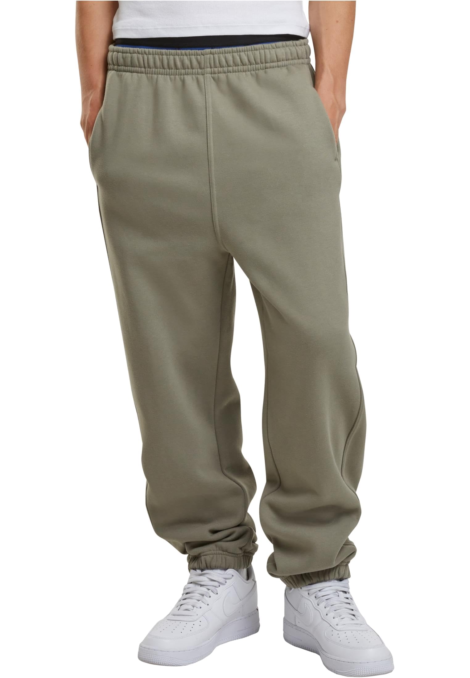 Urban Classics Men's Jogging Bottoms Black 65% Cotton, 35% Polyester Comfortable