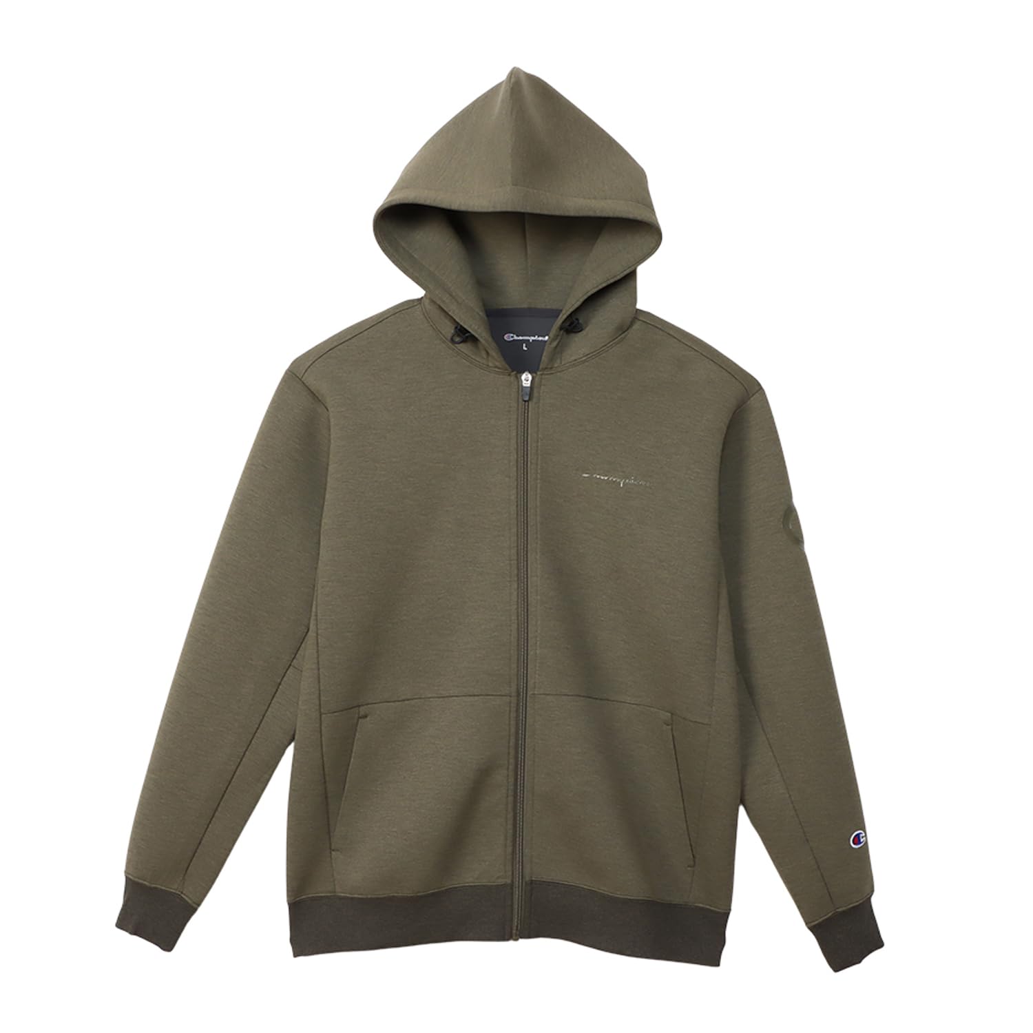 Champion(チャンピオン) パーカー 長袖 WRAP-AIR ストレッチ 保温 スクリプトロゴ ジップフーディジャケット メンズスポーツC3-YS101メ