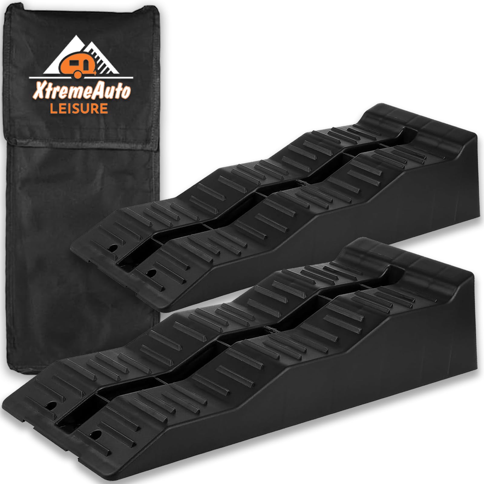 Xtremeauto Motorhome Levelling Ramps With Carry Bag - 5 Ton Heavy Duty Caravan L