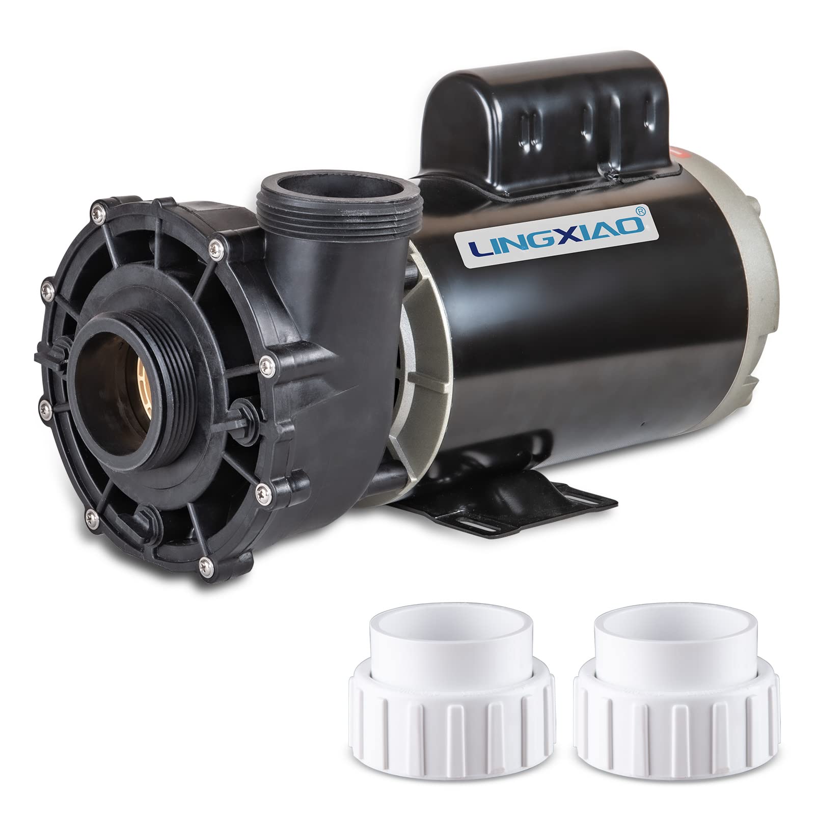 LINGXIAO SPA Pump, 4HP Hot Tub Pump - 2 Speed LX SPA Pumps Motor 220-240V, 2" Po