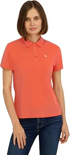 Spyder Women's Jacquard Stripe Short Sleeve Polo Top
