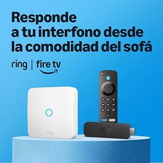 Fire TV Stick 4K Plus + Ring Intercom Audio de Amazon | Sácale más partido a tu hogar inteligente