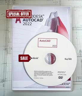 AUTOCAD 2022 software, FULL VERSION for Windows, Standalone Single User DVD, ENGINEERING, ARCHITECTURE No Subscription Required
